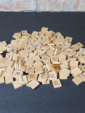 Vintage Scrabble Tiles for Play or Crafting